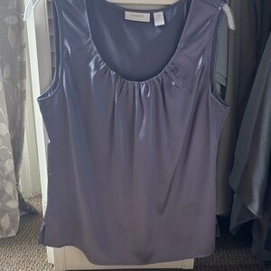 Chico's Lavender Satin Sleeveless Blouse